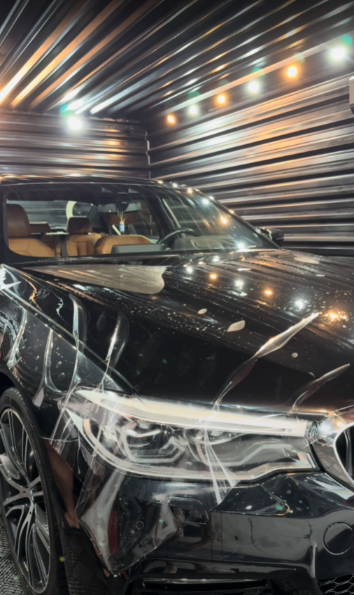 BMW com PPF aplicado pela Aura Estética - Florianópolis